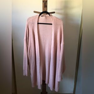 Pink cardigan